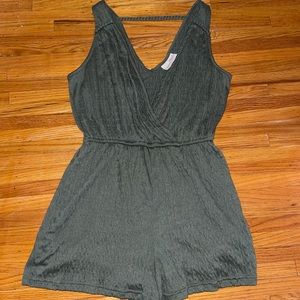 Olive green romper